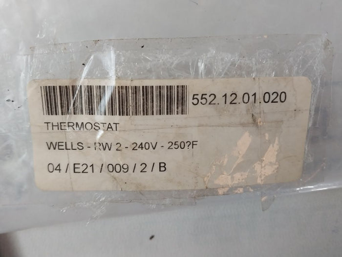 Robertshaw Sp-188-60 Wells Thermostat 30A 277V Ac