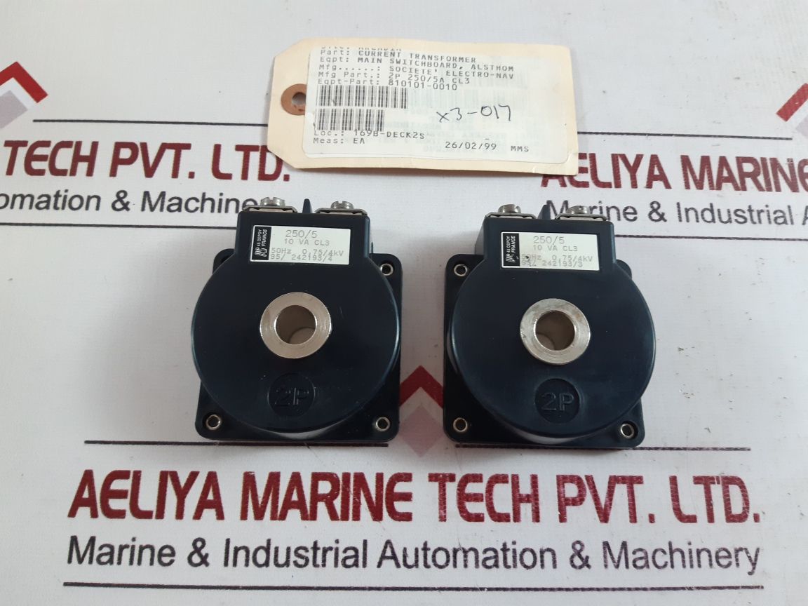 Rs 2P 250/5A Cl3 Current Transformer 10 Va