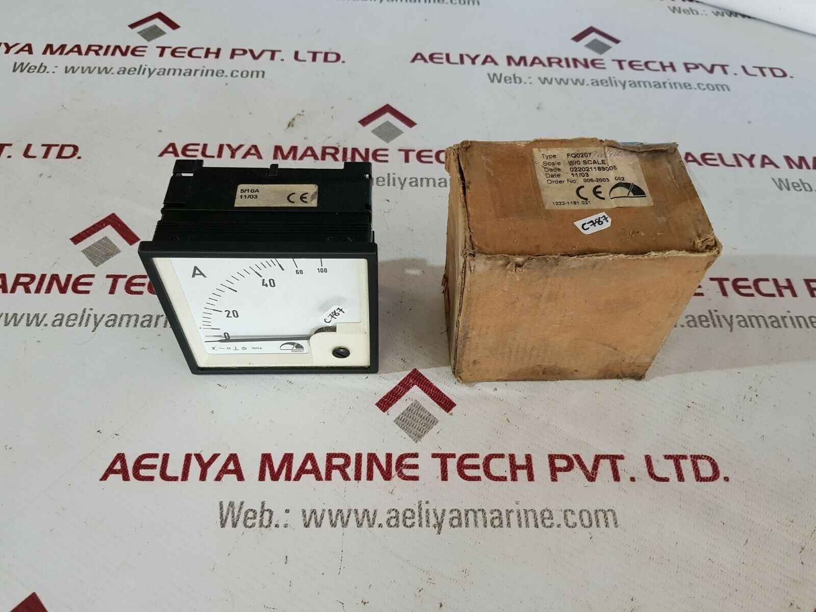FQ0207 Ampermeter Range 0-100 AMP 5/10A 50/5A