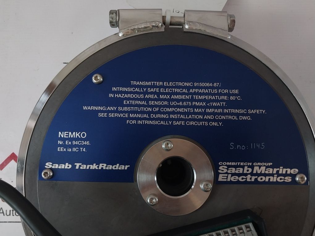 Saab Tankradar 9150064-87 Transmitter Electronic Box 41-4057-00210-Rept
