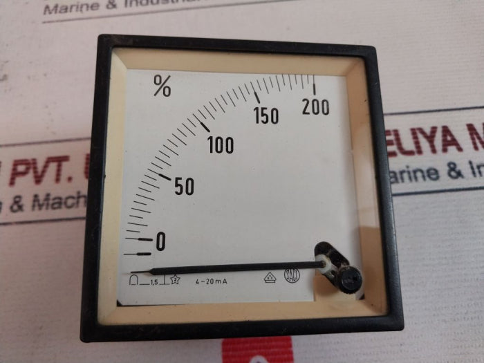 Saci 0-200 % Panel Meter 4-20 MA
