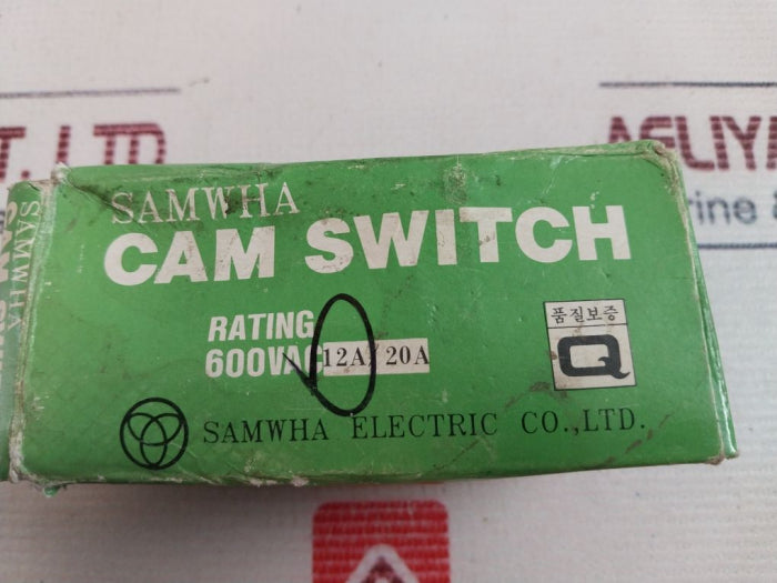 Samwha 2103 Cam Rotary Switch Ac 600V 12A Sps-m620