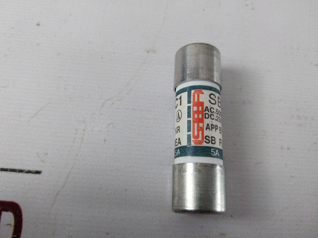 Lot of 6X SB FUSE SB-C1 FUSE 250V DC 500V AC 5A