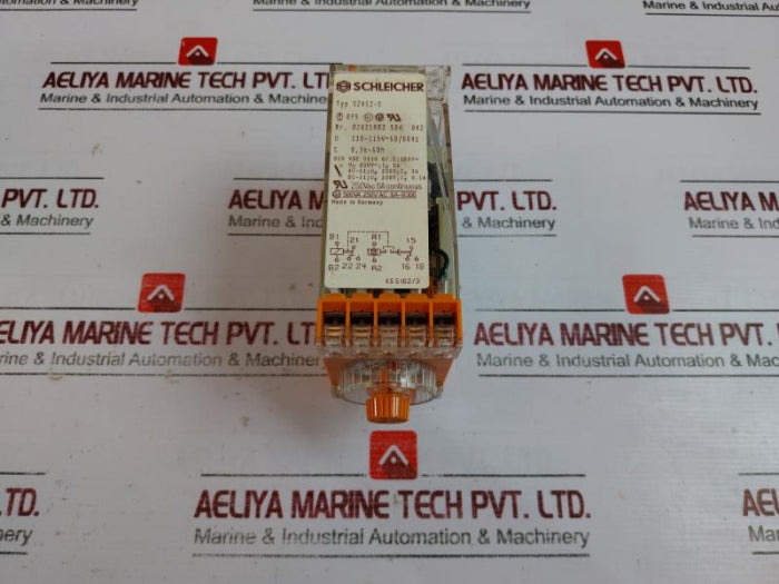 Schleicher Sza52-s Time Relay 110-115V 50/60Hz Inert Gas Generator, 0.3S-60H