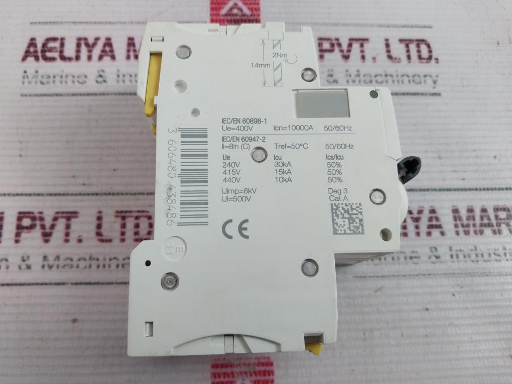 Schneider Electric Ic60H C 10A Miniature Circuit Breaker 500V