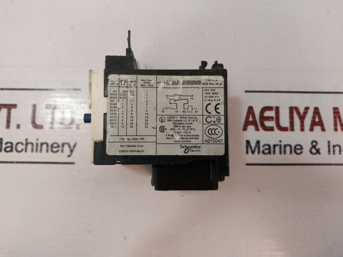 Schneider Electric Telemecanique Lr2K0316 Thermal Overload Relay 5A 690V Ac