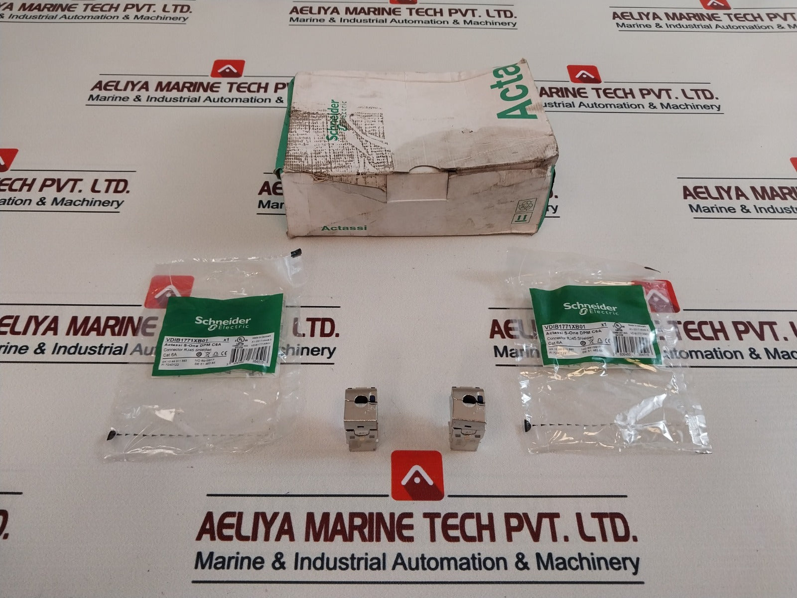 Lot Of 7X SCHNEIDER ELECTRIC VDIB1771XB01 Connector Rj45 Shielded CAT 6A X1-2017