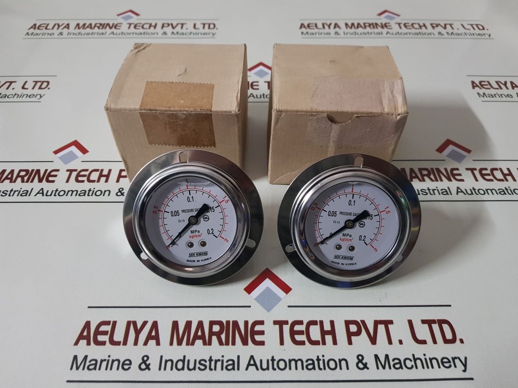 Seh Kwang Cl 1.5 Pressure Gauge 0-0.2 Mpa 0-2 Kgf/Cm2