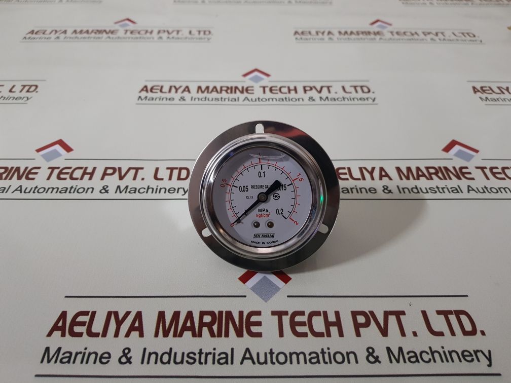 Seh Kwang Cl 1.5 Pressure Gauge 0-0.2 Mpa 0-2 Kgf/Cm2