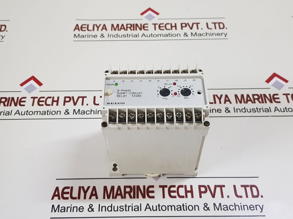Selco T2300-01 3-Phase Short-Circuit Relay 5A