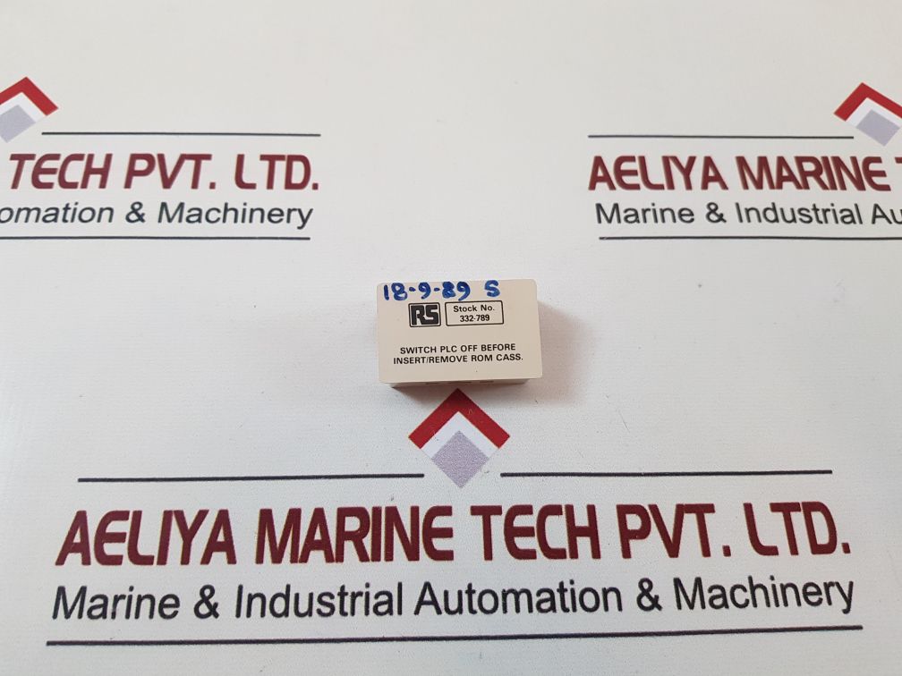 Set of 2X Rs 332-789 blank plc eprom cassette
