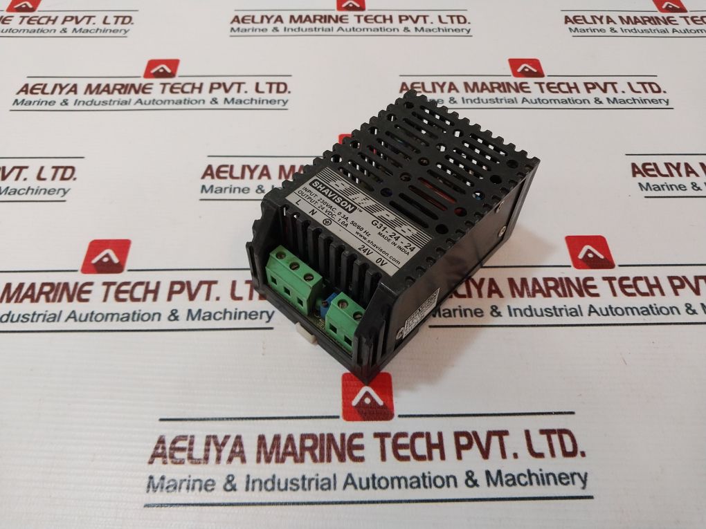 Shavison G31-24-24 Din Rail Mountable Power Supply 230Vac 0.3A 50/60Hz