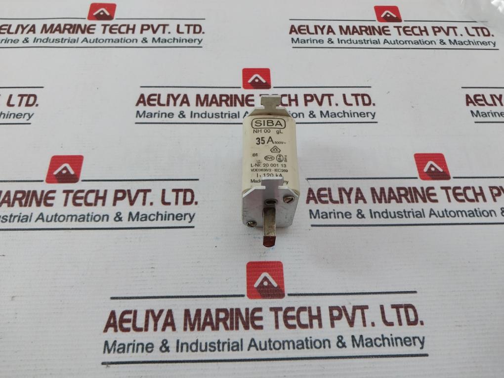 Siba Nh00 Gl Fuse 35A 500V 120Ka