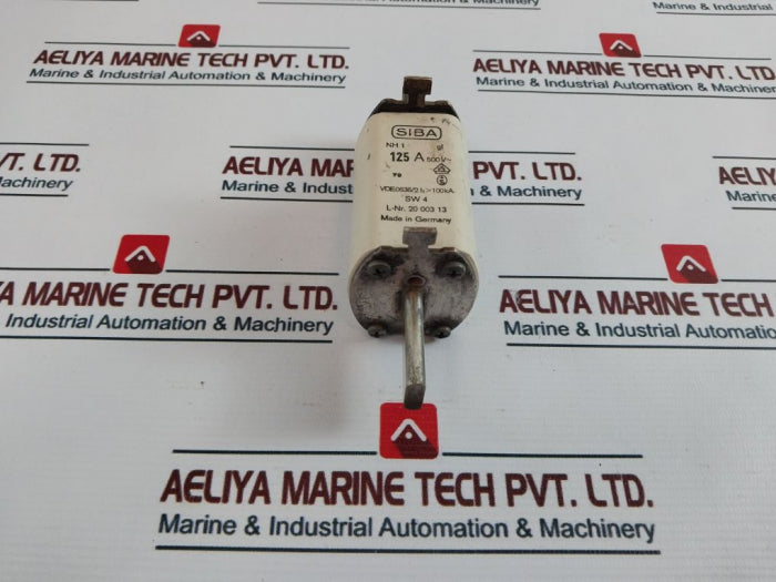 Siba Nh 1 Gl Fuse 125 A 500V 20 003 13
