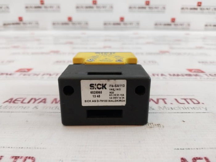 Sick I16-sa113 Electro-mechanical Safety Switch A600 Type 1 Ip67, 6025065