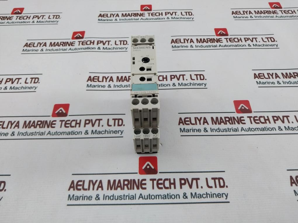 Siemens 3Rp1505-1Ap30 Timing Relay 7…10.3 Lb.In