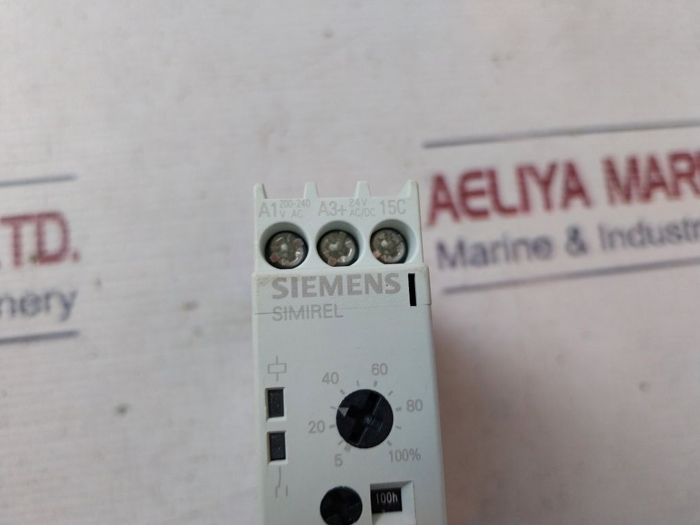 Siemens 3Rp1525-1Ap30 Time Relay On Delay 200-240V Ac