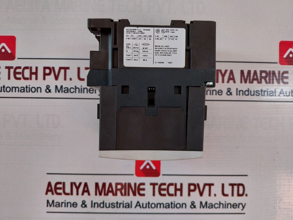 Siemens 3Rt1336-1Ap00 Contactor 60A 600V Ac Resistance