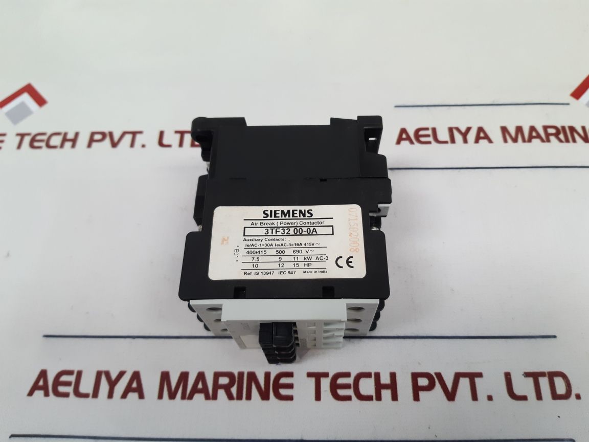 Siemens 3Tf32 00-0A Power Contactor 110-132 V