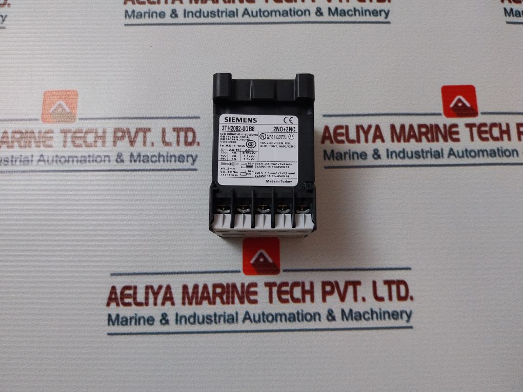Siemens 3Th2082-0Gb8 Contactor Relay 22V Dc