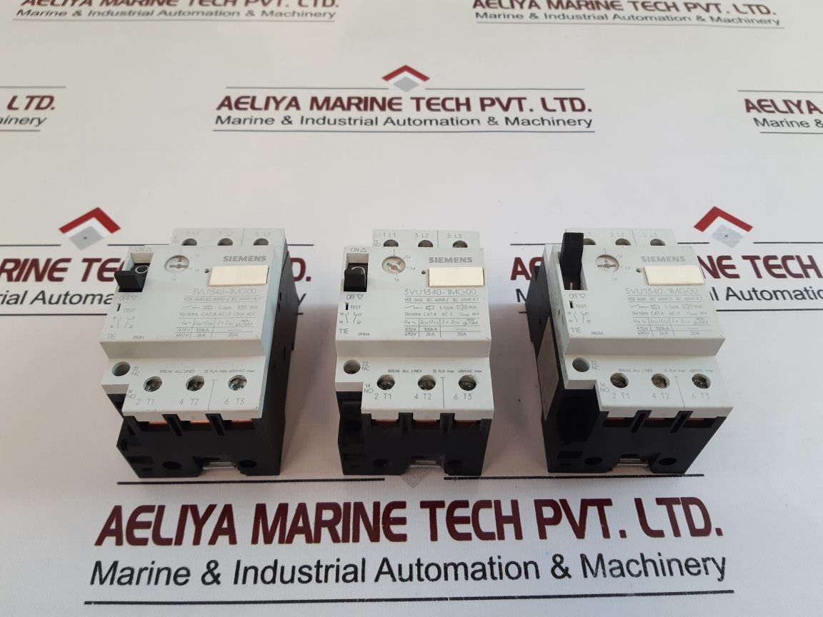 Siemens 3Vu1340-1Mg00 Motor Protection Circuit Breaker 600Vac