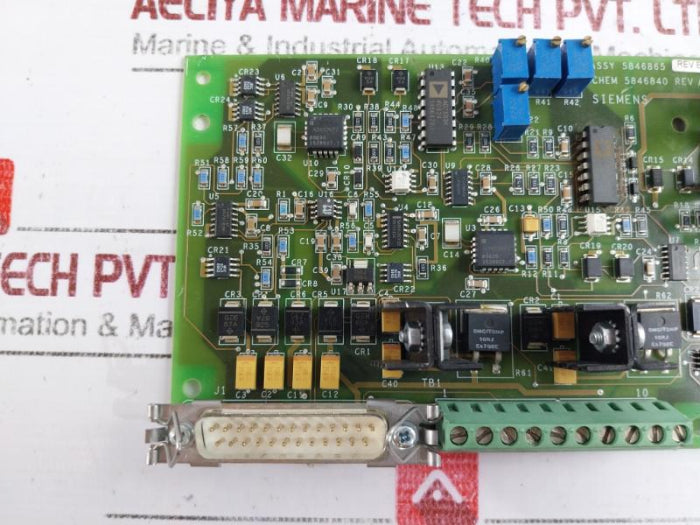 Siemens 5846865 Power Circuit Board Assembly Afc Control G39 94V-0 Rev A