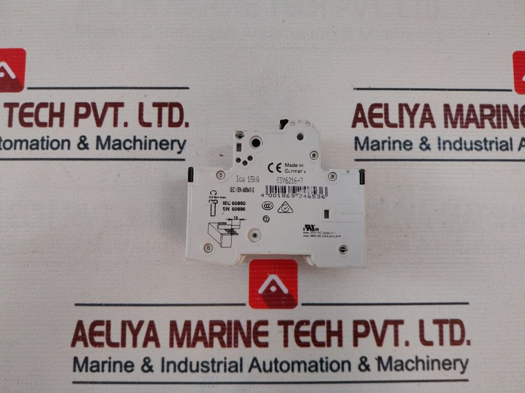 Siemens 5Sy6216-7 Circuit Breaker 400V Ac 16A