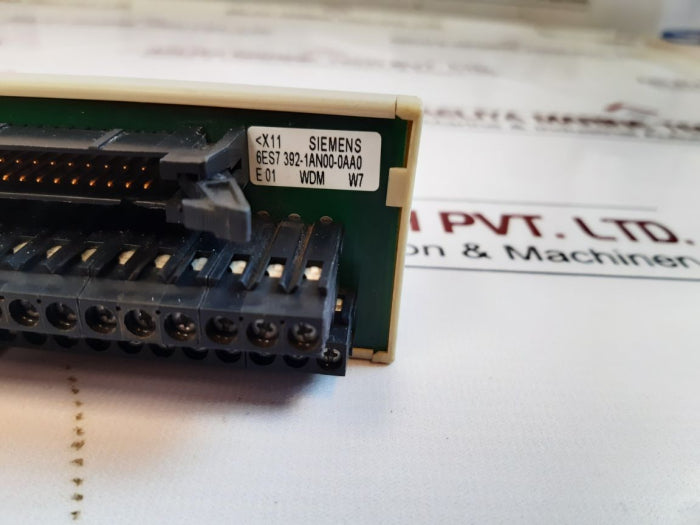 Siemens 6Es7 392-1An00-0Aa0 Terminal Block E 01 Wdm W7