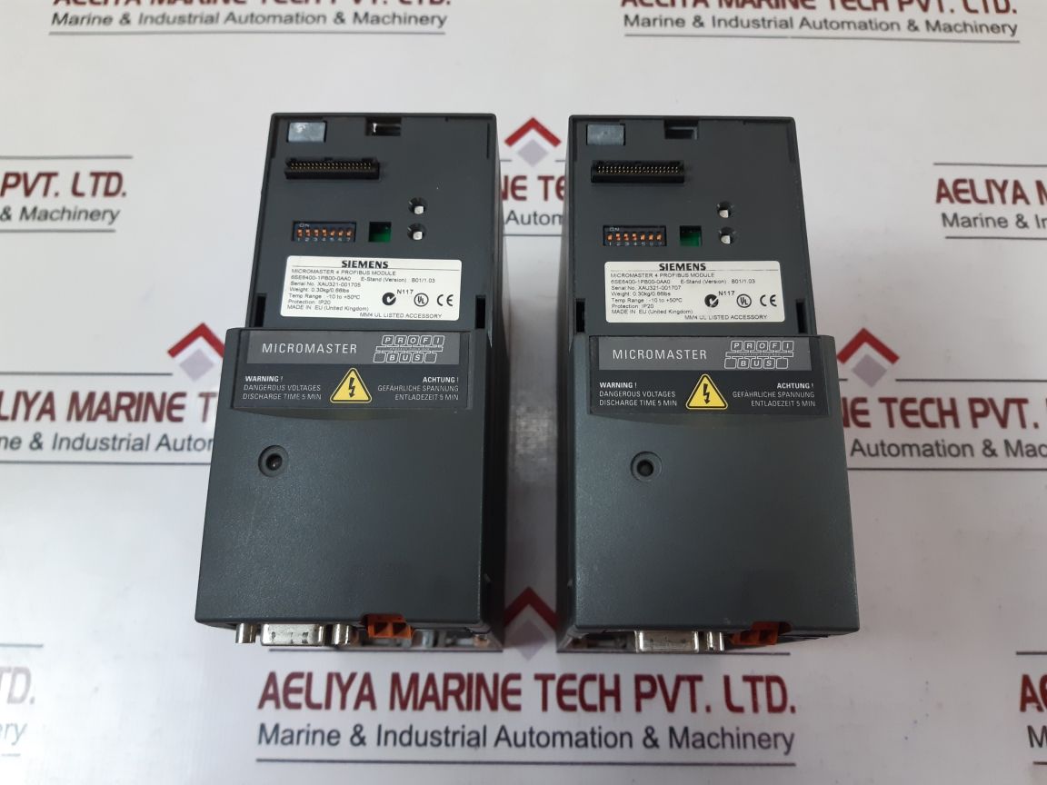 Siemens 6Se6420-2Ab17-5Aa1 Inverter 0.75Kw