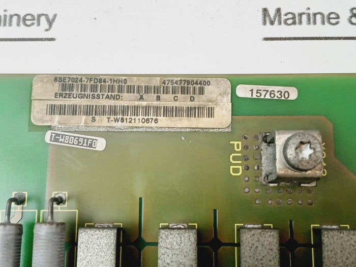Siemens 6Se7024-7Fd84-1Hh0 Simovert Master Drive Pre-charging Module