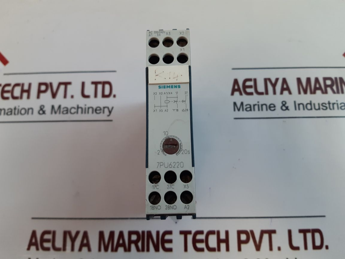 Siemens 7Pu6220-7Nn20 Time Relay Ac 220/240V 50/60Hz