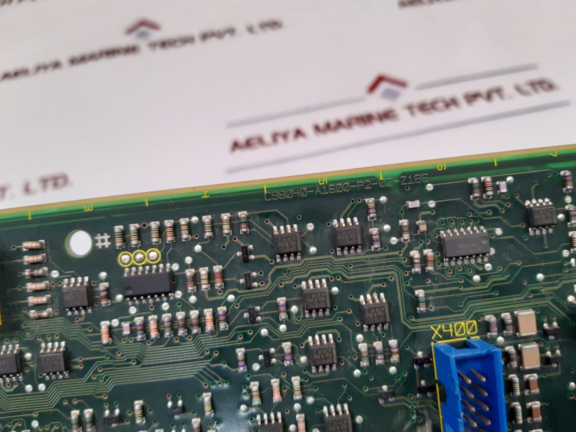 Siemens A1-116-100-501 Printed Circuit Board C98040-a1600-p2-02-z186
