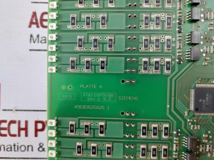 Siemens A5E02626826 1 Printed Circuit Board Module 1511 94V-0