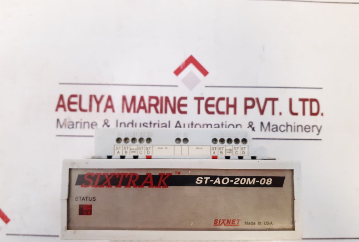 Sixnet Sixtrak St-ao-20M-08 Analog Output Module
