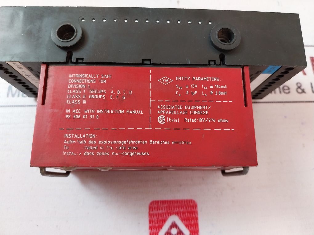 Stahl 9231/0211-220 Relay Repeater Type 8929/20-231