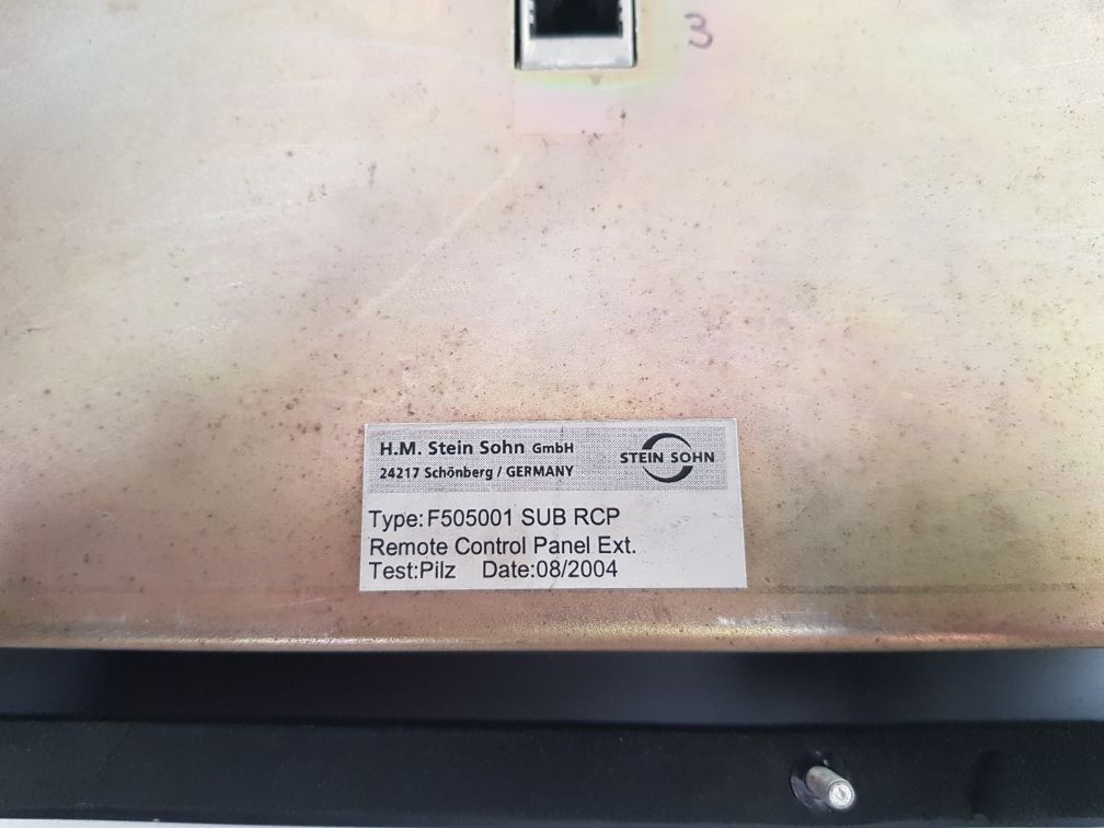 Stein Sohn F505001 Sub Rcp Remote Control Panel Ext.