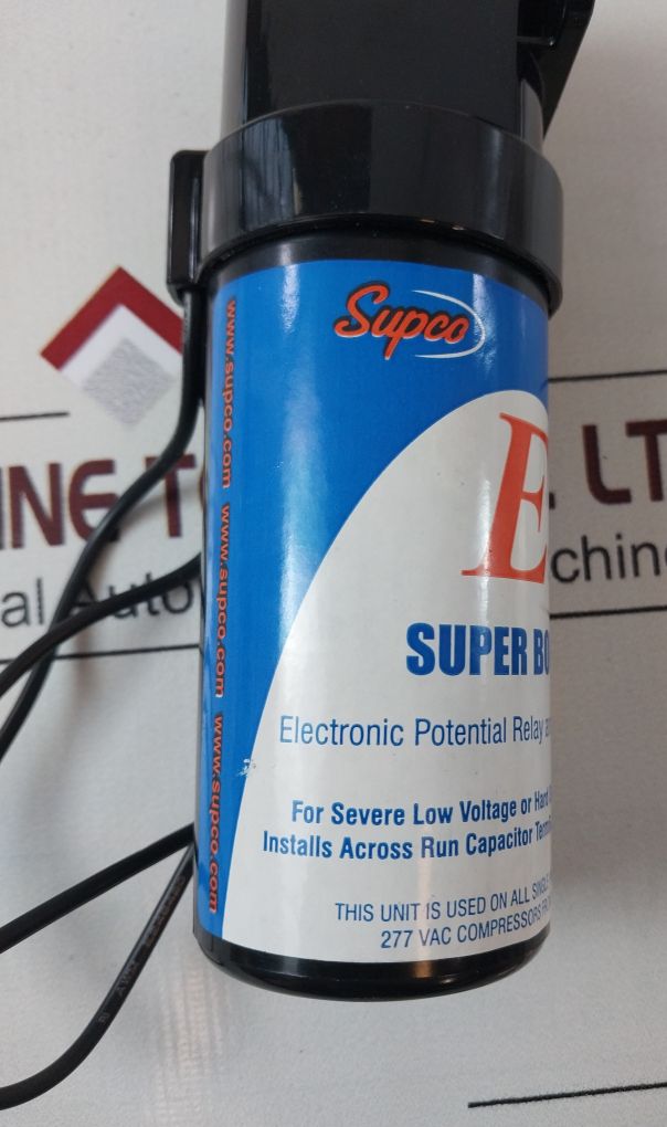 Supco spp8e electronic potential relay and start capacitor