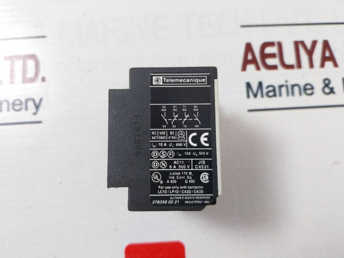 Telemecanique La1 Dn 22 Contact Block