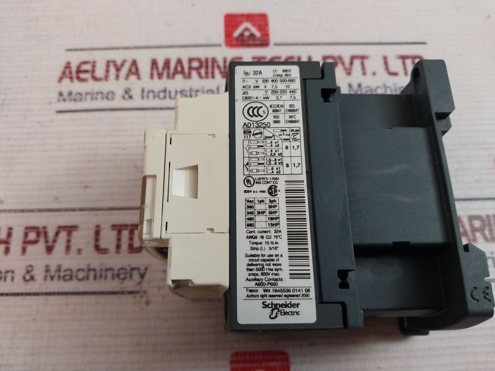 Telemecanique Lc1D18 Contactor 32A 690V 600V