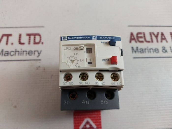 Telemecanique/Schneider Electric Lrd 06 Thermal Overload Relay 3P 690V 1-1.6 A