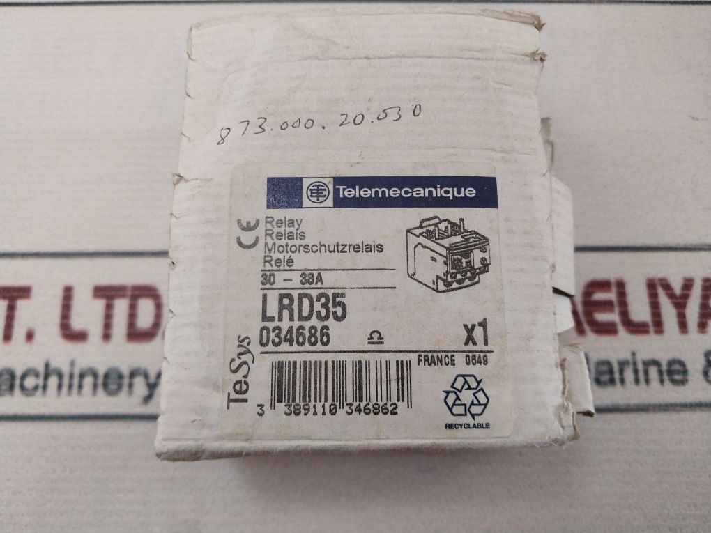 Telemecanique/Schneider Electric Lrd 35 Thermal Overload Relay 30-38A 690V~