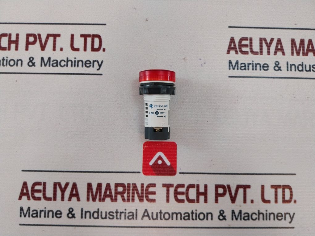Telemecanique/ Schneider Electric Xb7 Ev04Mpn Panel Mount Red Led Pilot Light