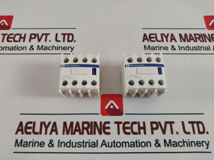 Lot Of 3X Schneider Electric Ladn22 Auxiliary Contact Block A013256 10A 690V