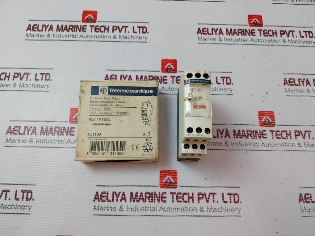 Telemecanique/Schneider Electric Re7Tp 13Bu On Delay Timer Relay 0.05S - 300H