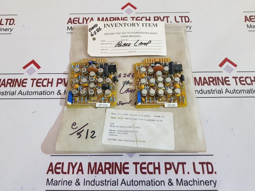 Tideland 530112500 Lamp Flash Board 366347
