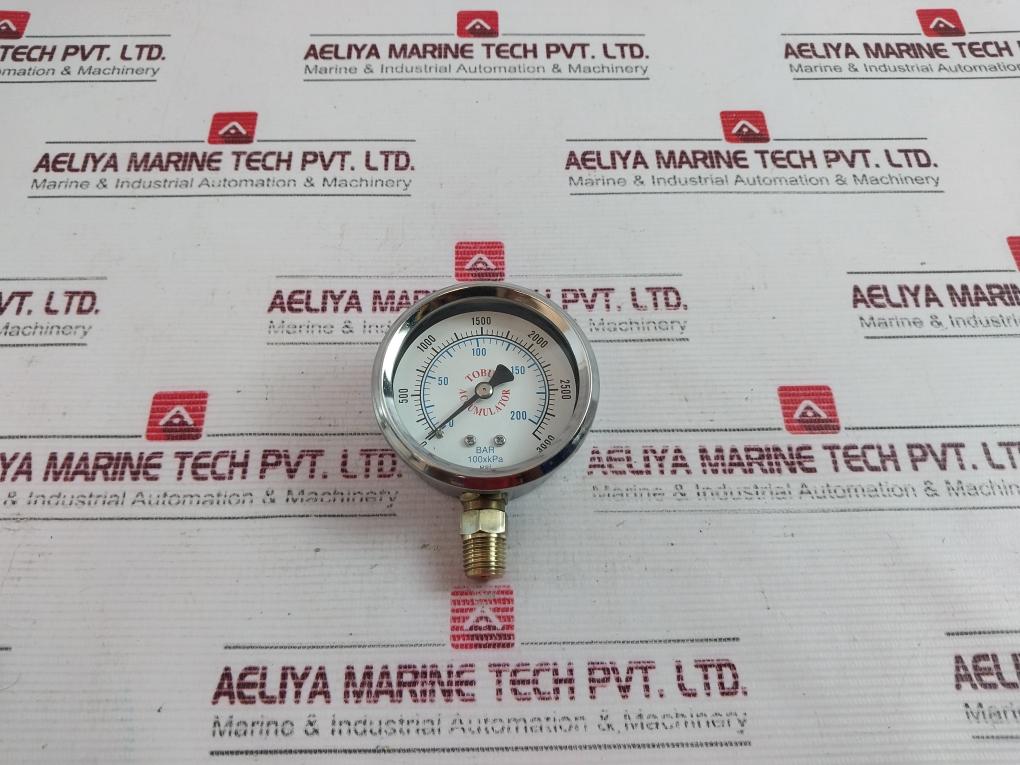 Tobul Accumulator 0-3000 Psi Gauge