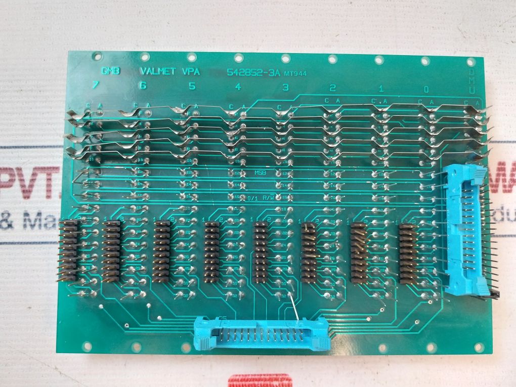 Valmet 542852-3A / 542852-3B Printed Circuit Board Mt944