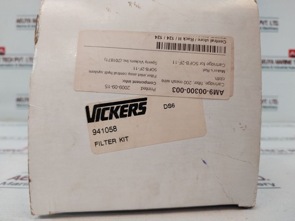 Vickers 941058 Cartridge Filter Element Kit