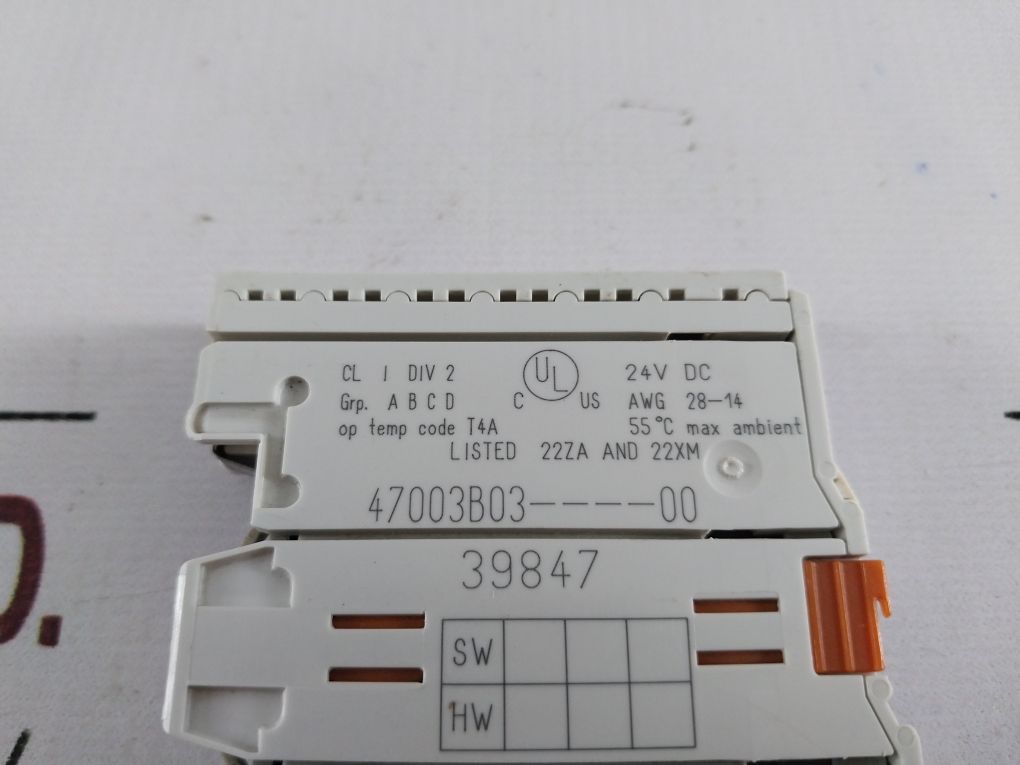 Wago 750-462 Analog Input Module Awg 28-14 0.08-2.5Mm2