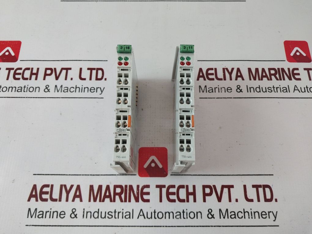 Wago 750-466 Analog Input Module 24V Dc Awg 28-14 92617